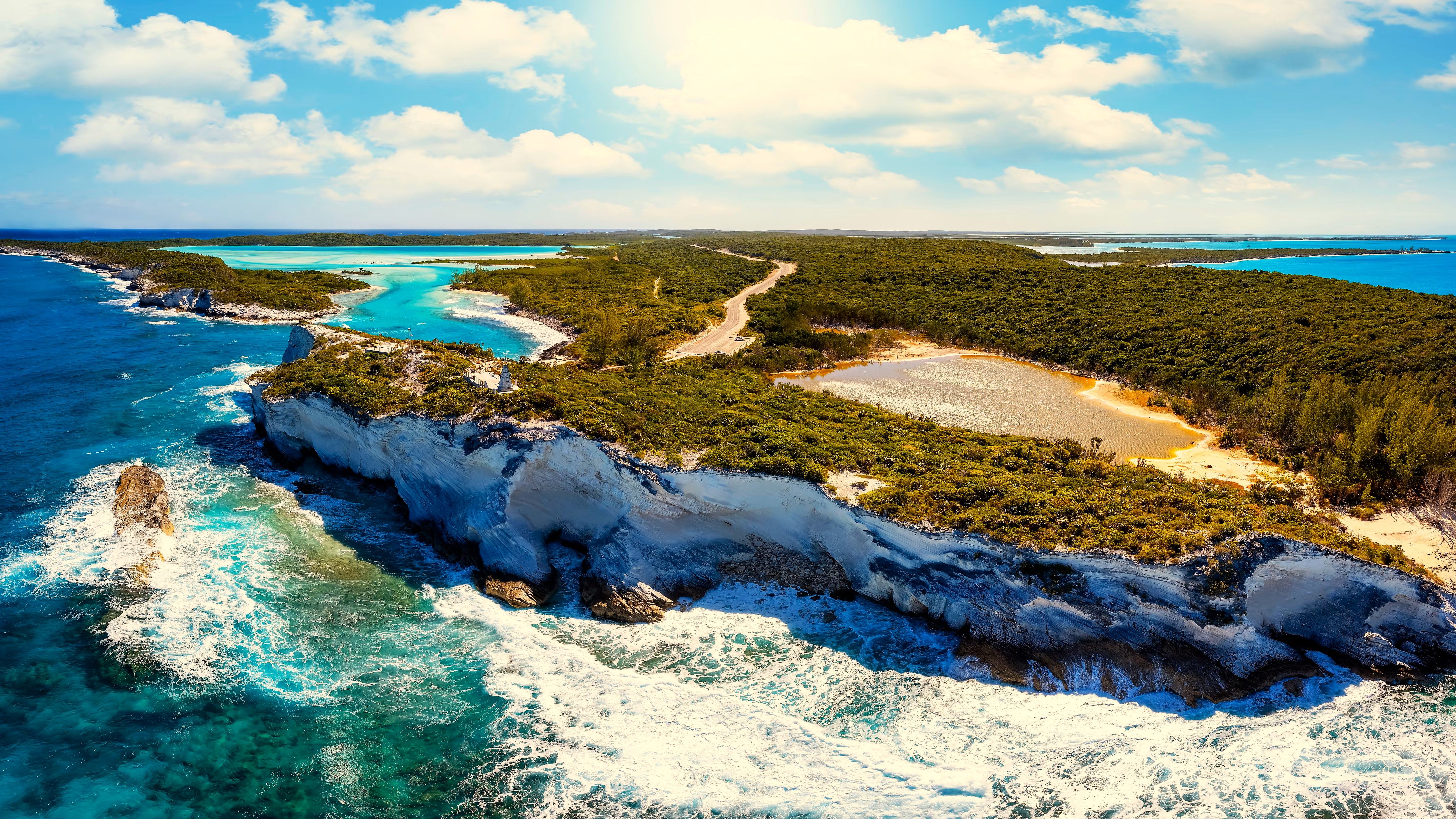 The sky in the Bahamas