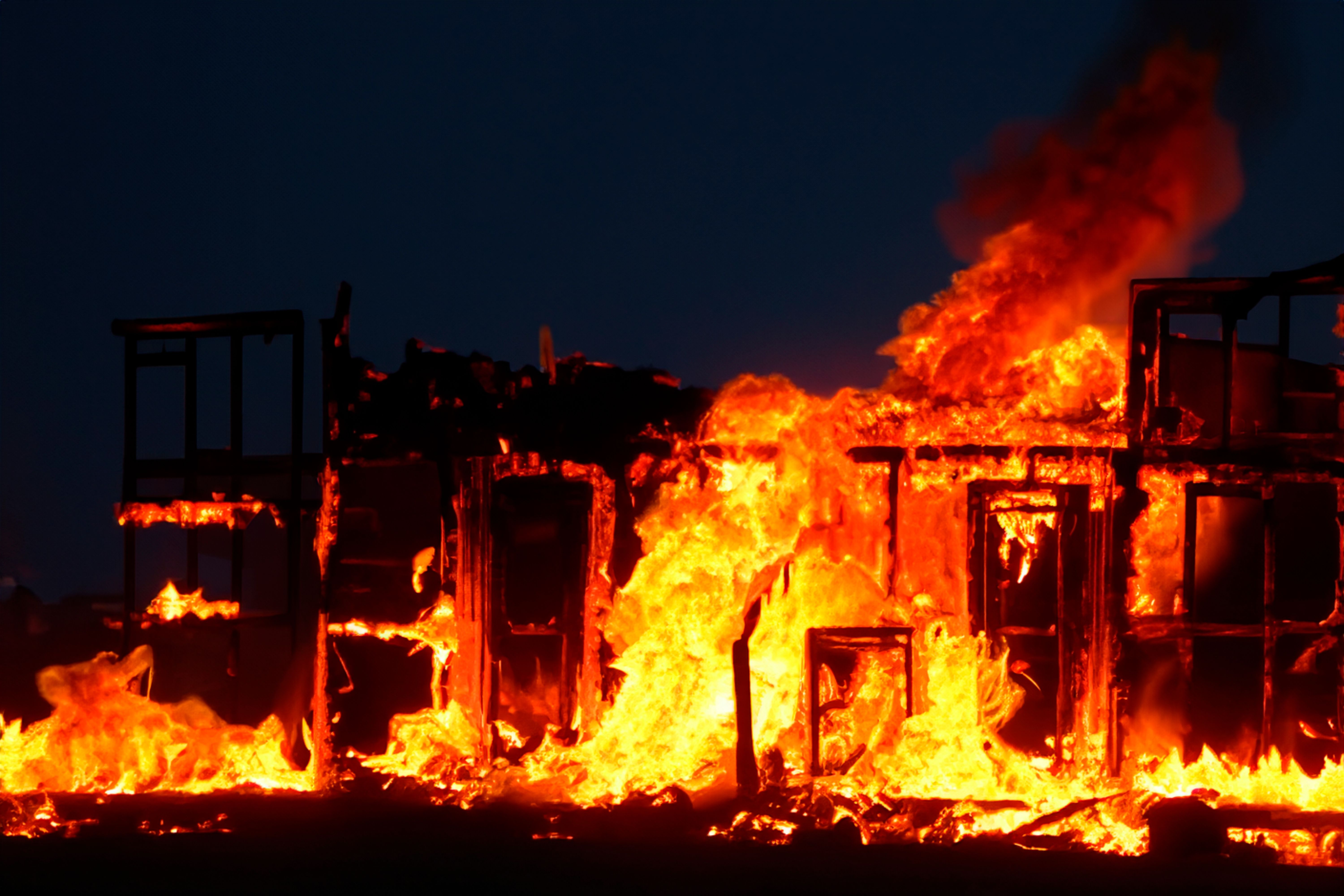525 Pound Bear Discovered Under - Building Burning In Eaton Fire Altadena California