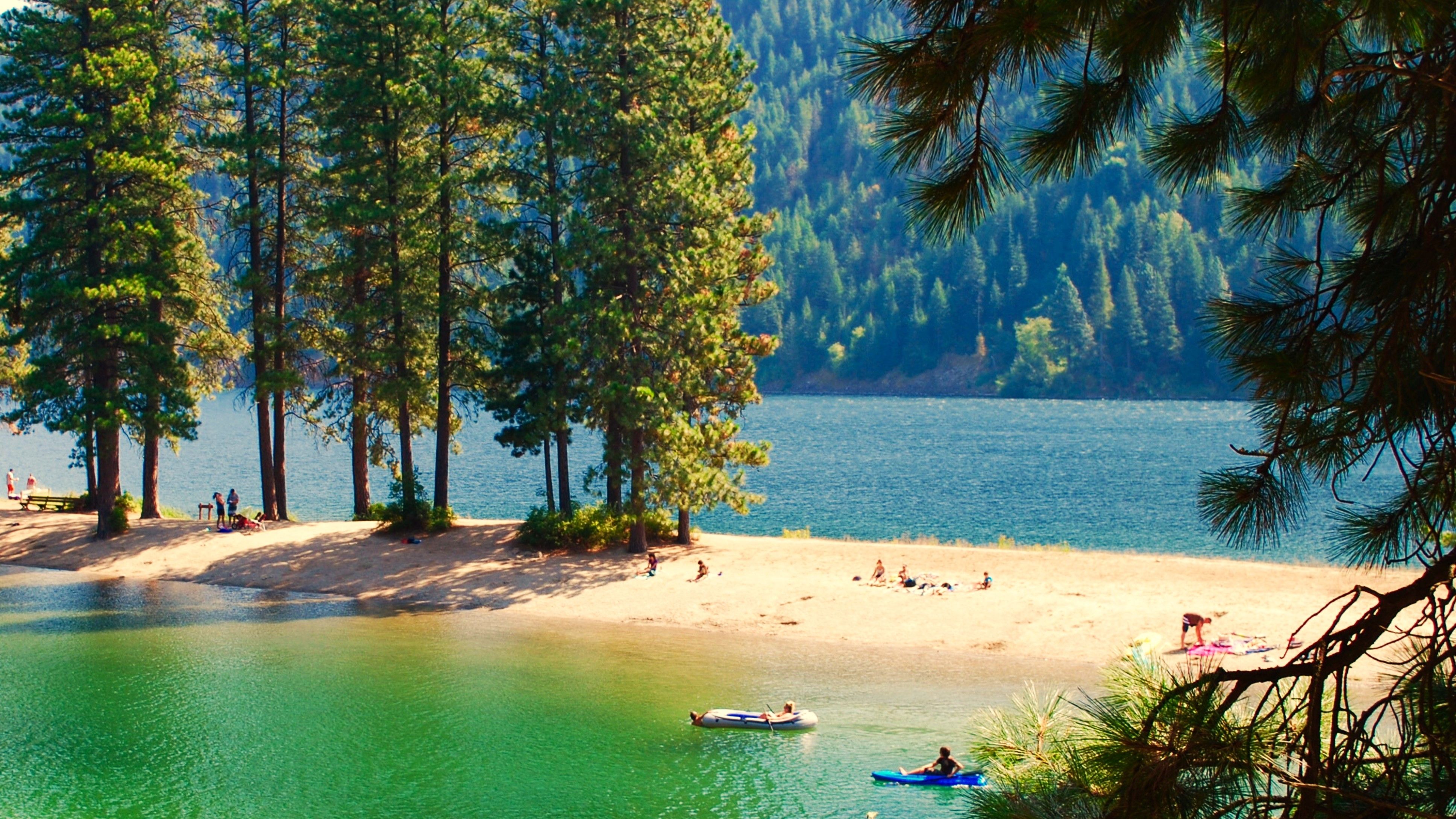Beaver Bay at Farragut State Park in Idaho