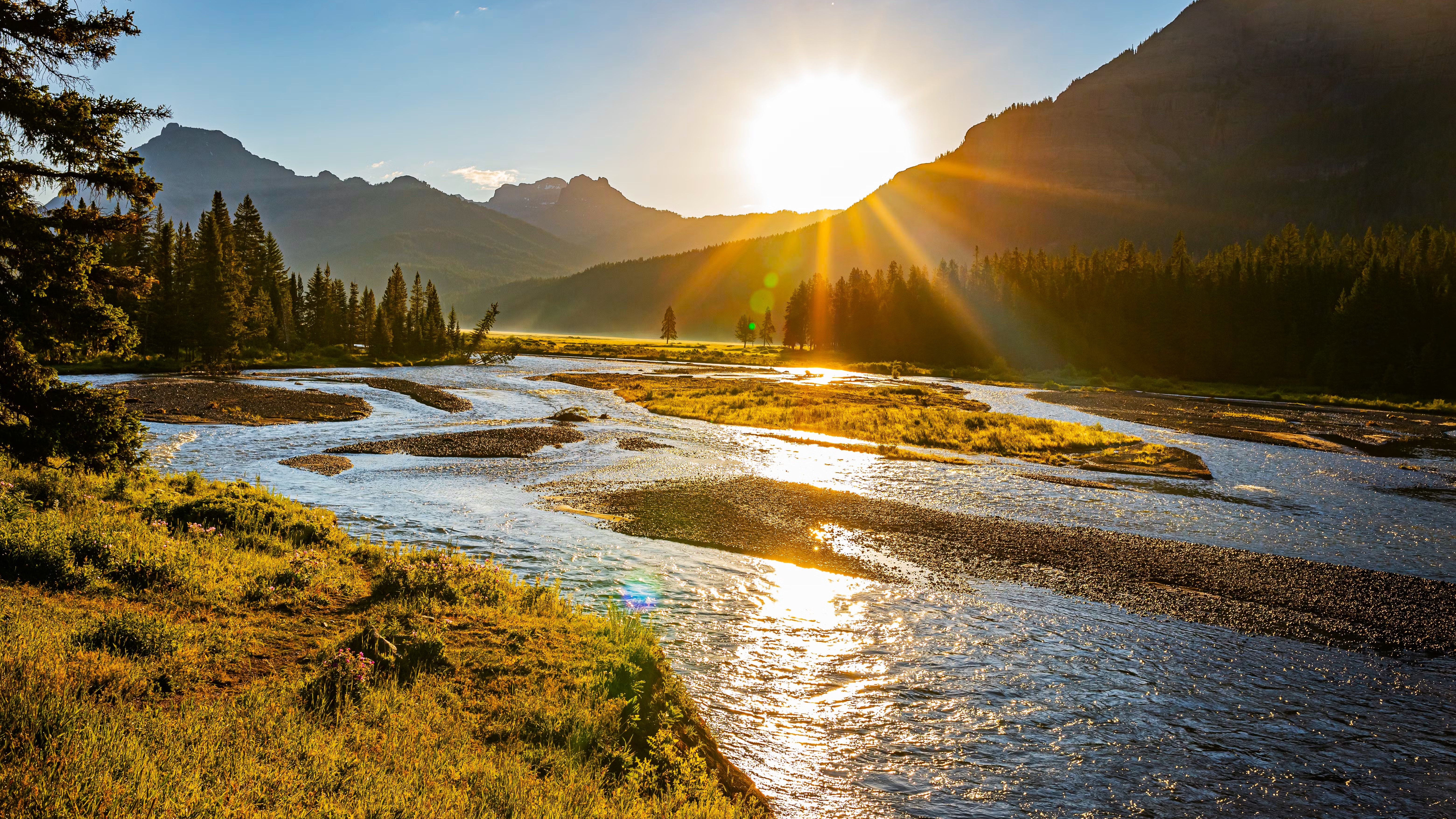 Lamar Valley near Yellowstone National Park, Wyoming