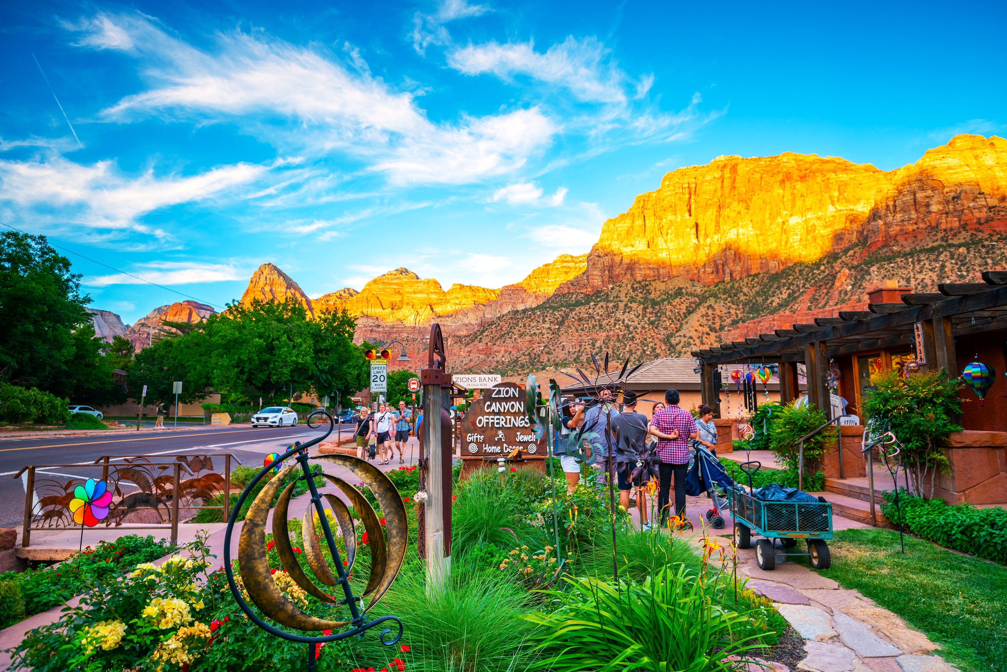 Springdale, Utah, near Zion National Park, UT, USA