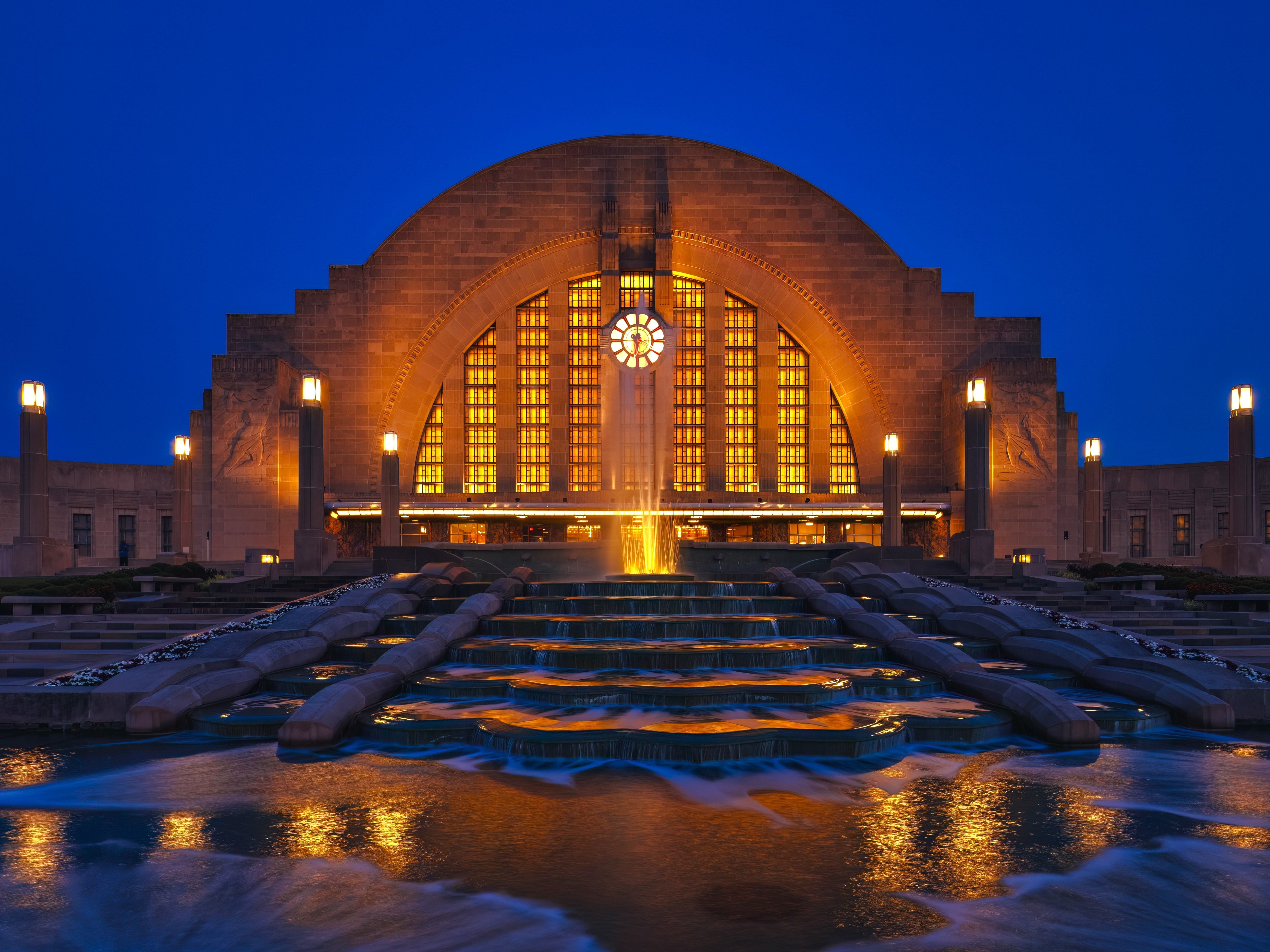 The Cincinnati Union Terminal in Cincinnati, Ohio, OH, USA