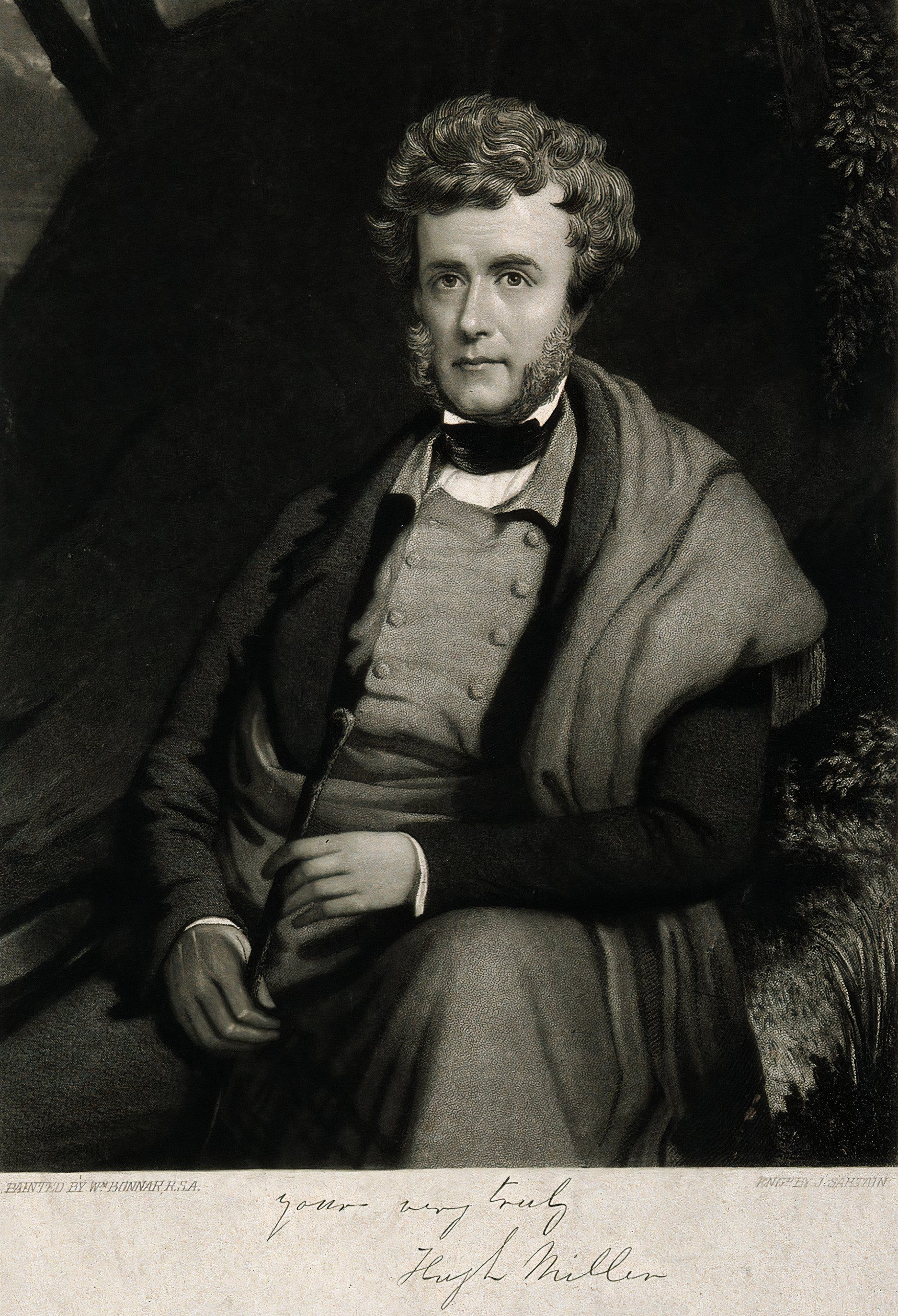 A portrait of Hugh Miller