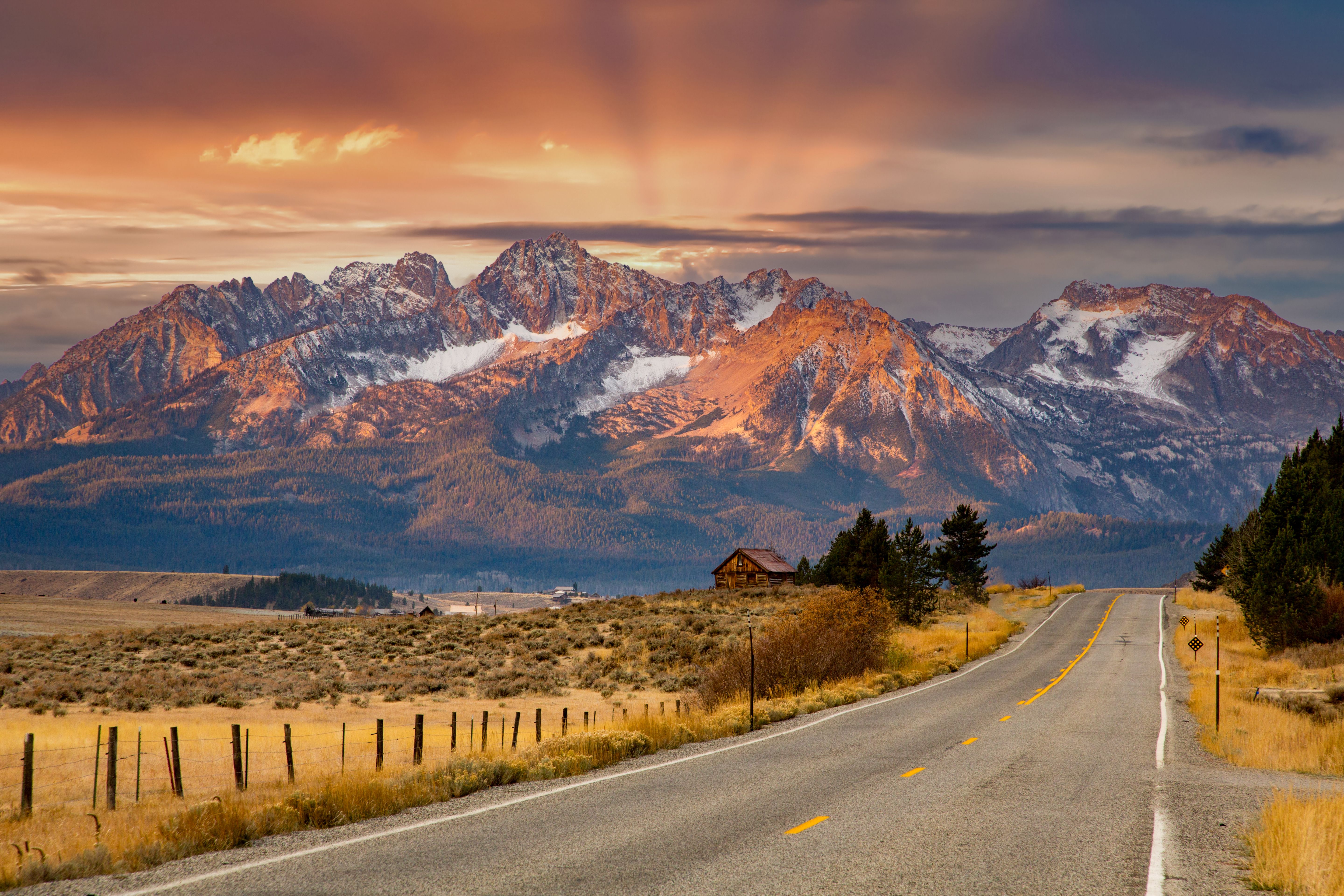Sawtooth Valley and Sawtooth Mountains, Stanley, Idaho