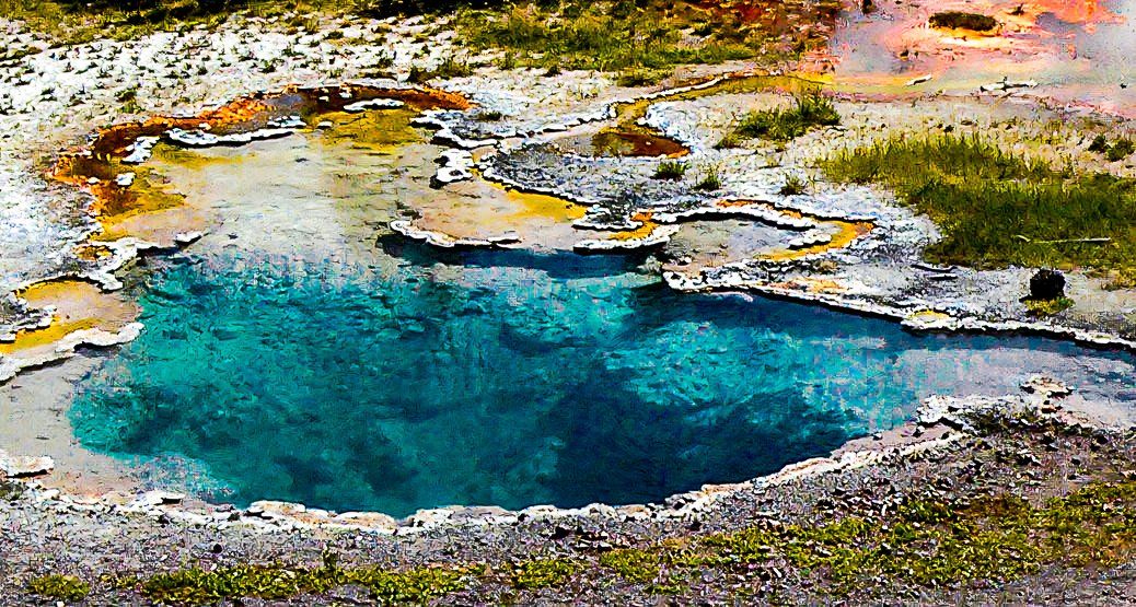 Gurita Spring in Yellowstone National Geyser Basin Basin