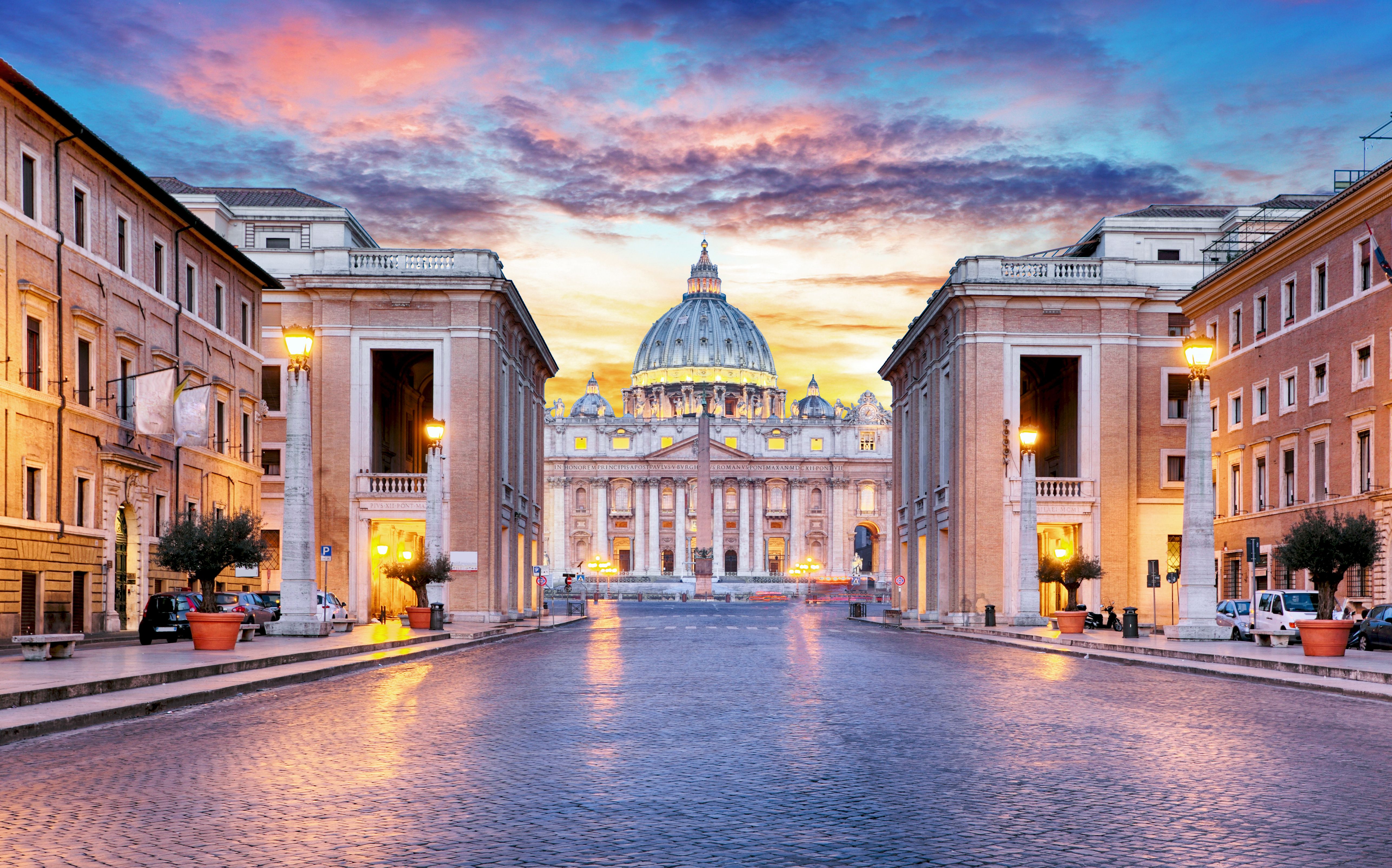 Rome, Vatican City at sunrise