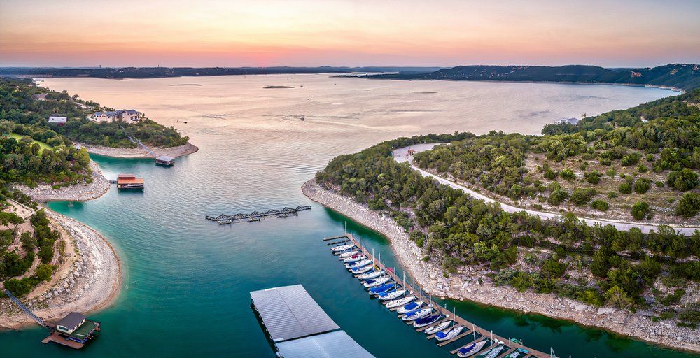 Marina in Lake Travis, Texas