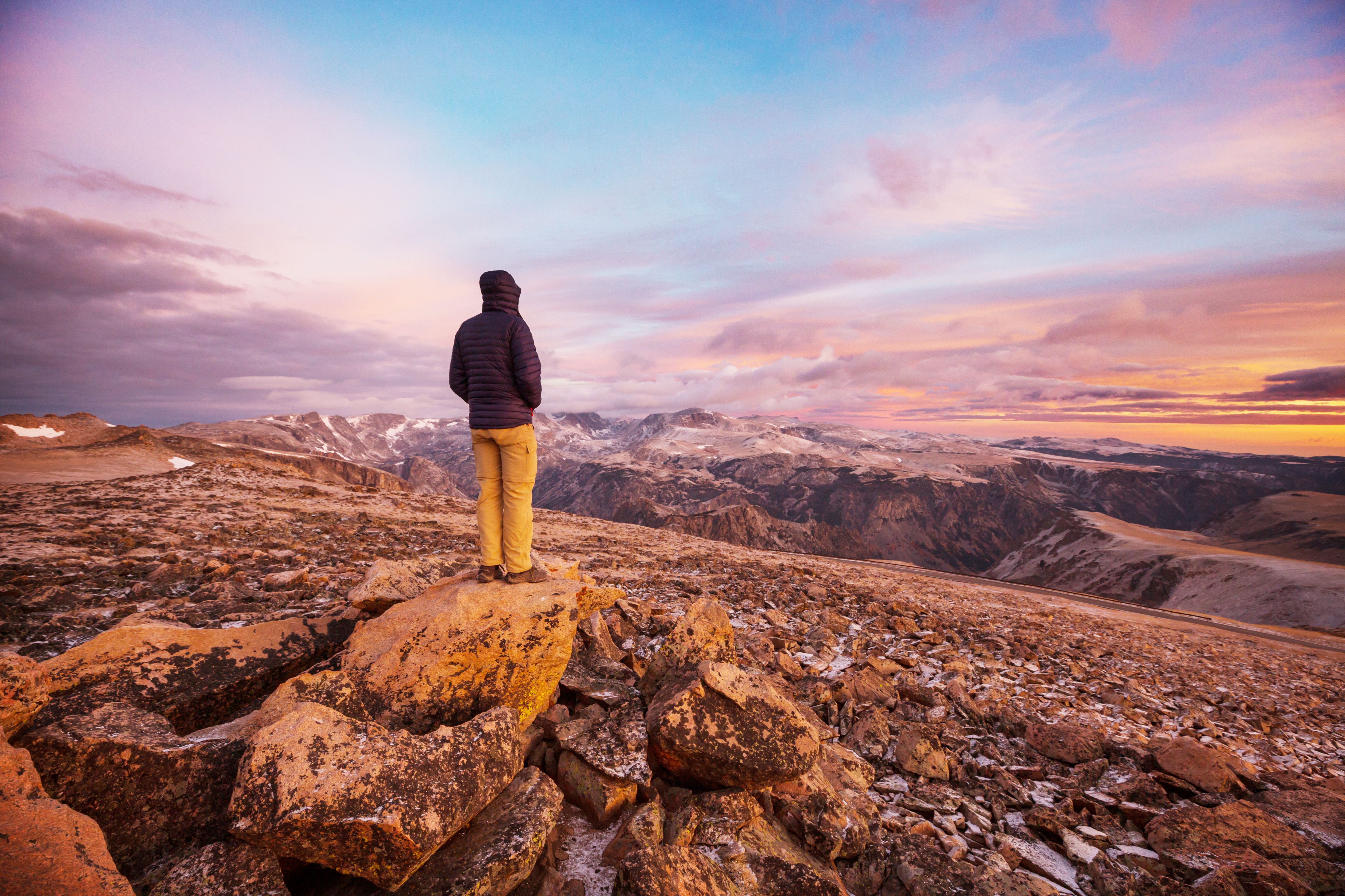 Shoshone National Forest, Wyoming, United States. Sunrise scene