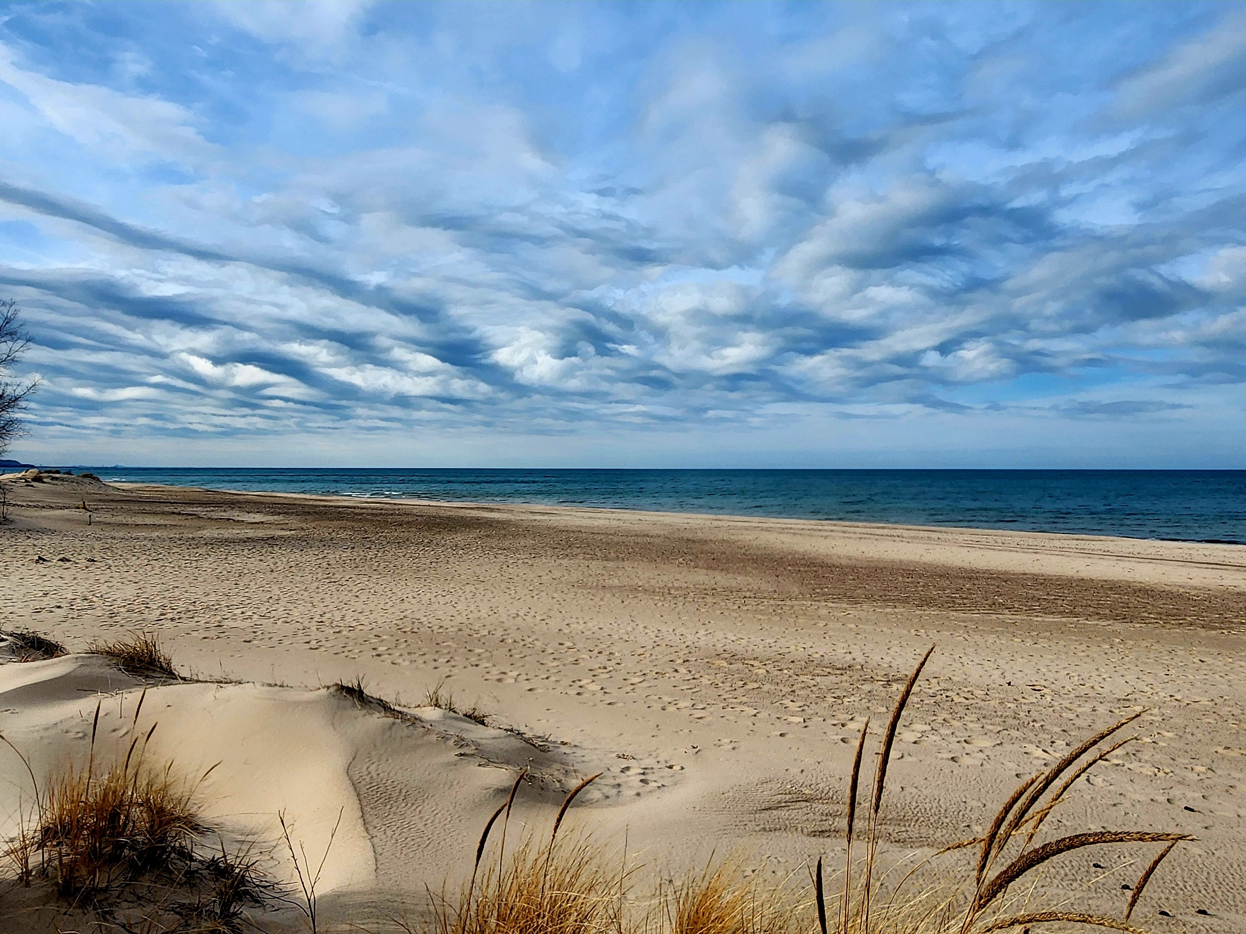 Indiana Dunes National Park, lakeshore of Lake Michigan, Porter Beach, Indiana 