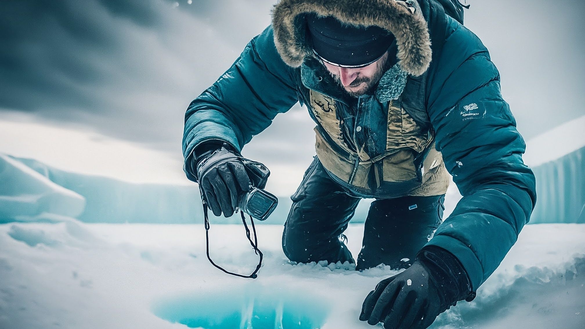 Camera Down Antarctic Hole Reveals Incredible Secrets Beneath The Ice