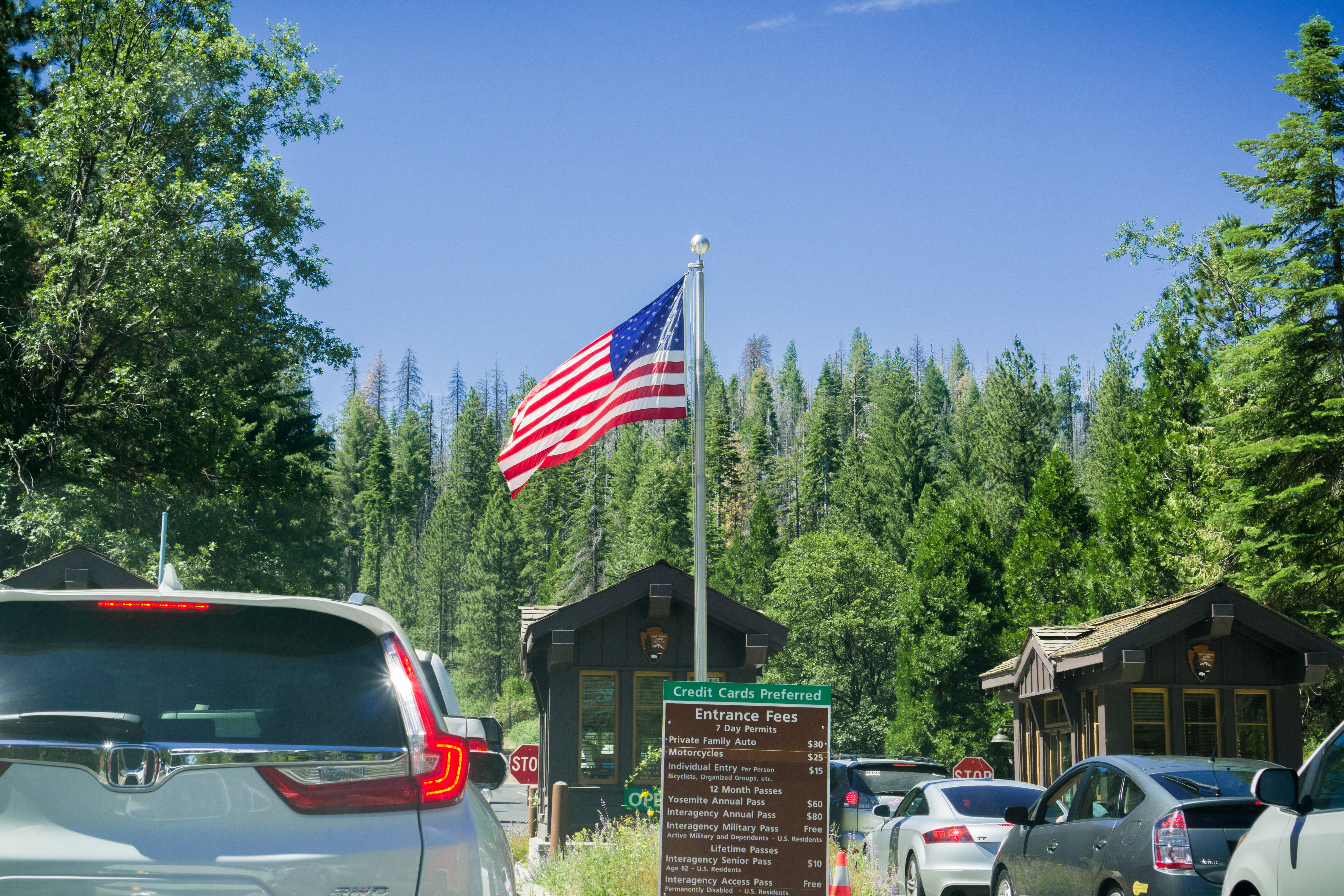 Yosemite National Park entrance