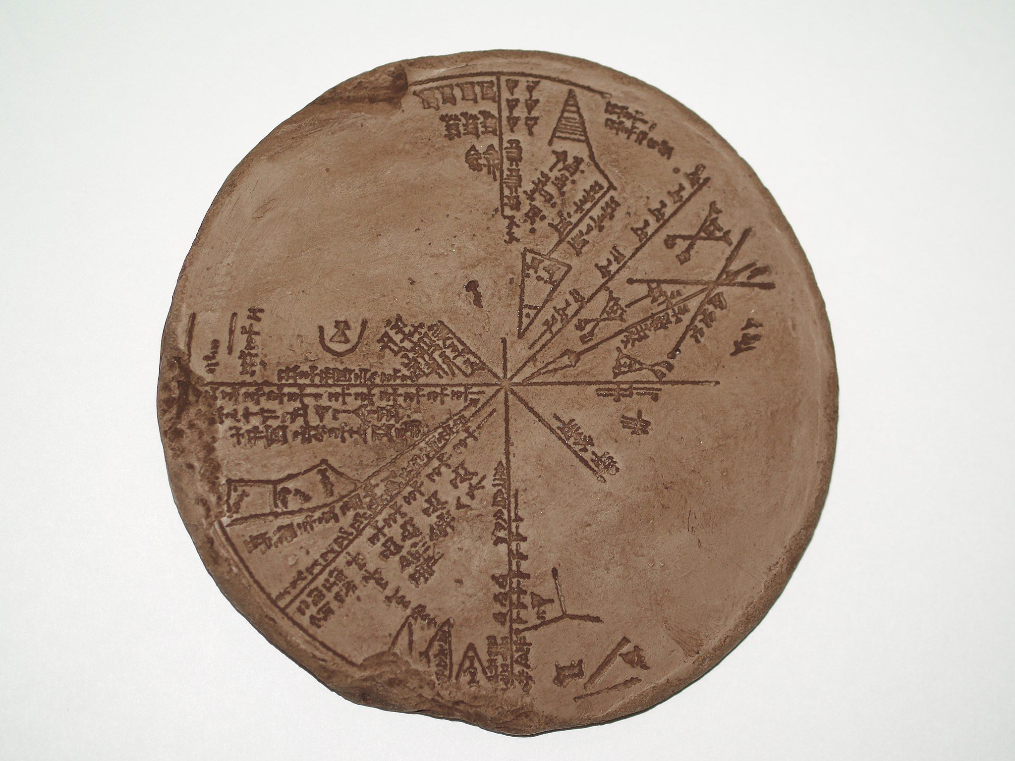 Sky Disk of nineveh, aka the Sumerian Star-Chart and the Planisphere of Nineveh, at the British Museum, inventory number K8358