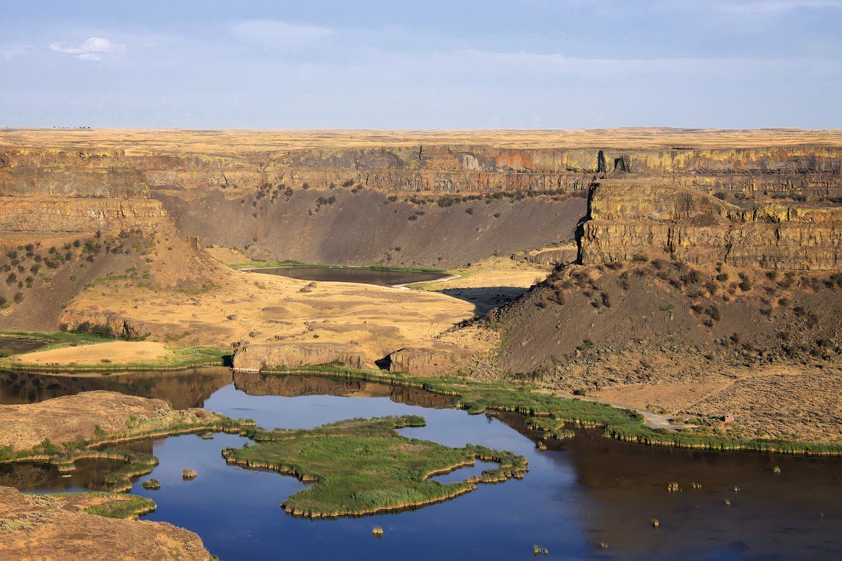 Dry Falls at the Grand Coulee, Washington, USA