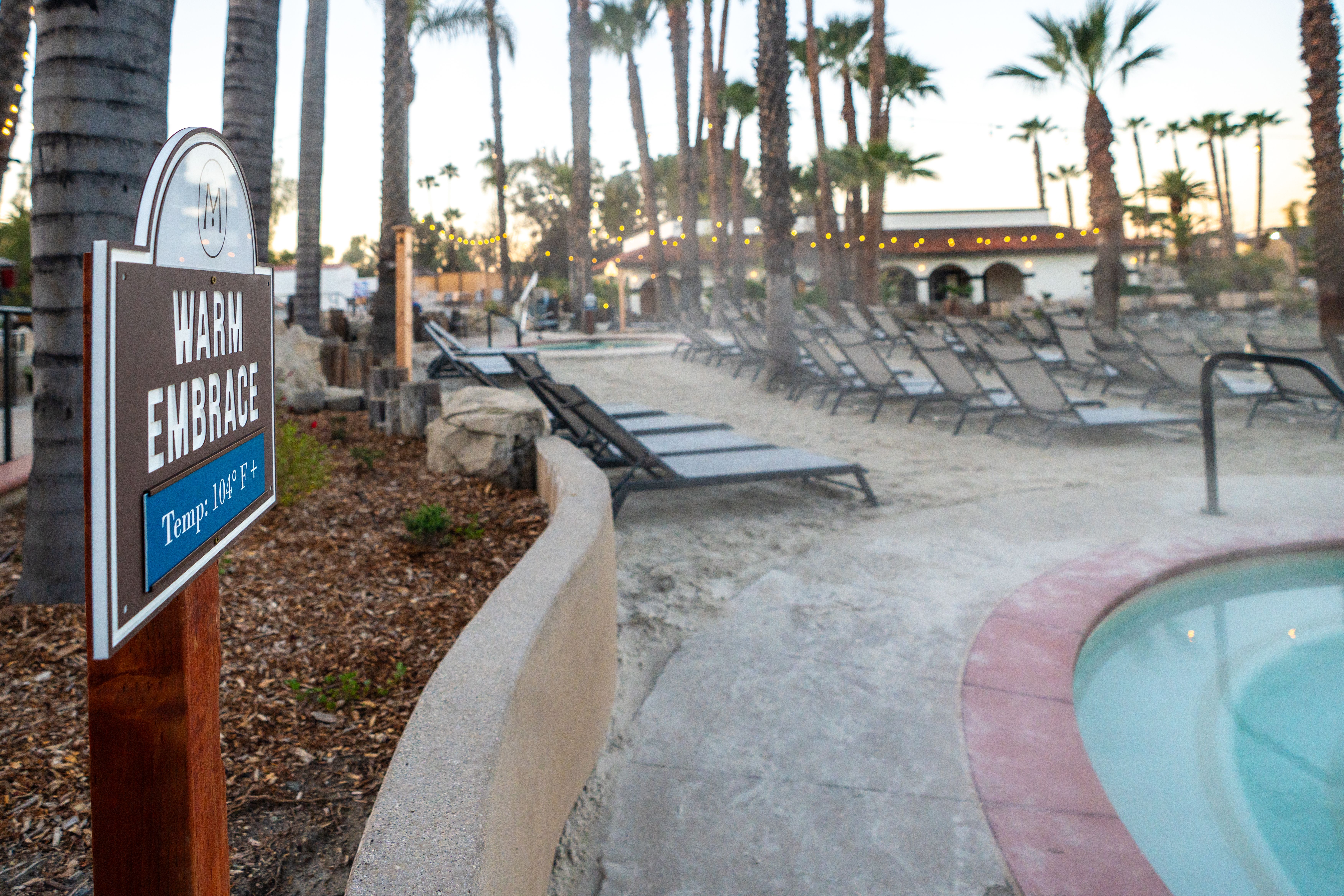 One of many "beach" Hot Springs Pool at Murrounda Hot Springs Resort