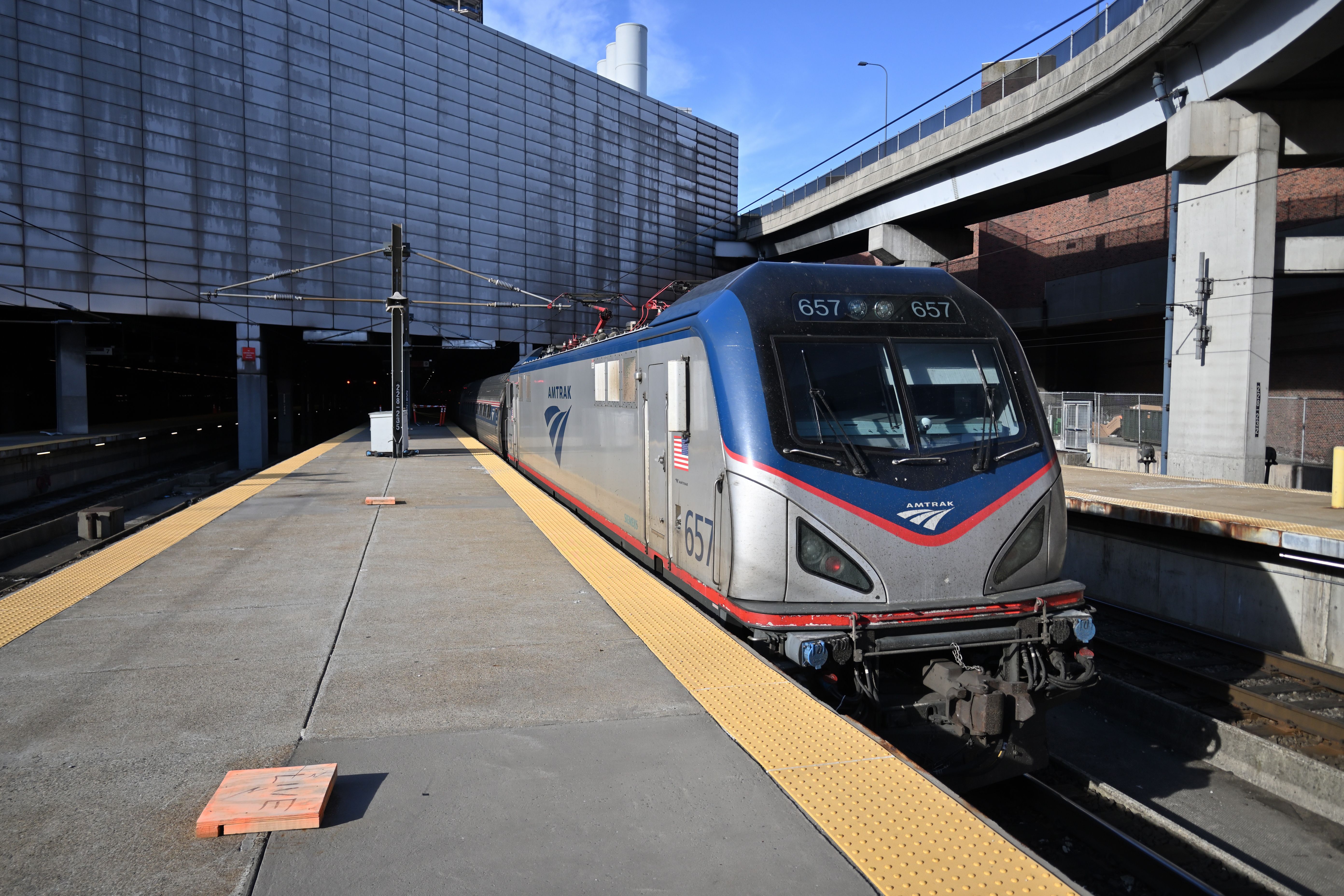 Amtrak Northeast Regional Train 177 at South Station