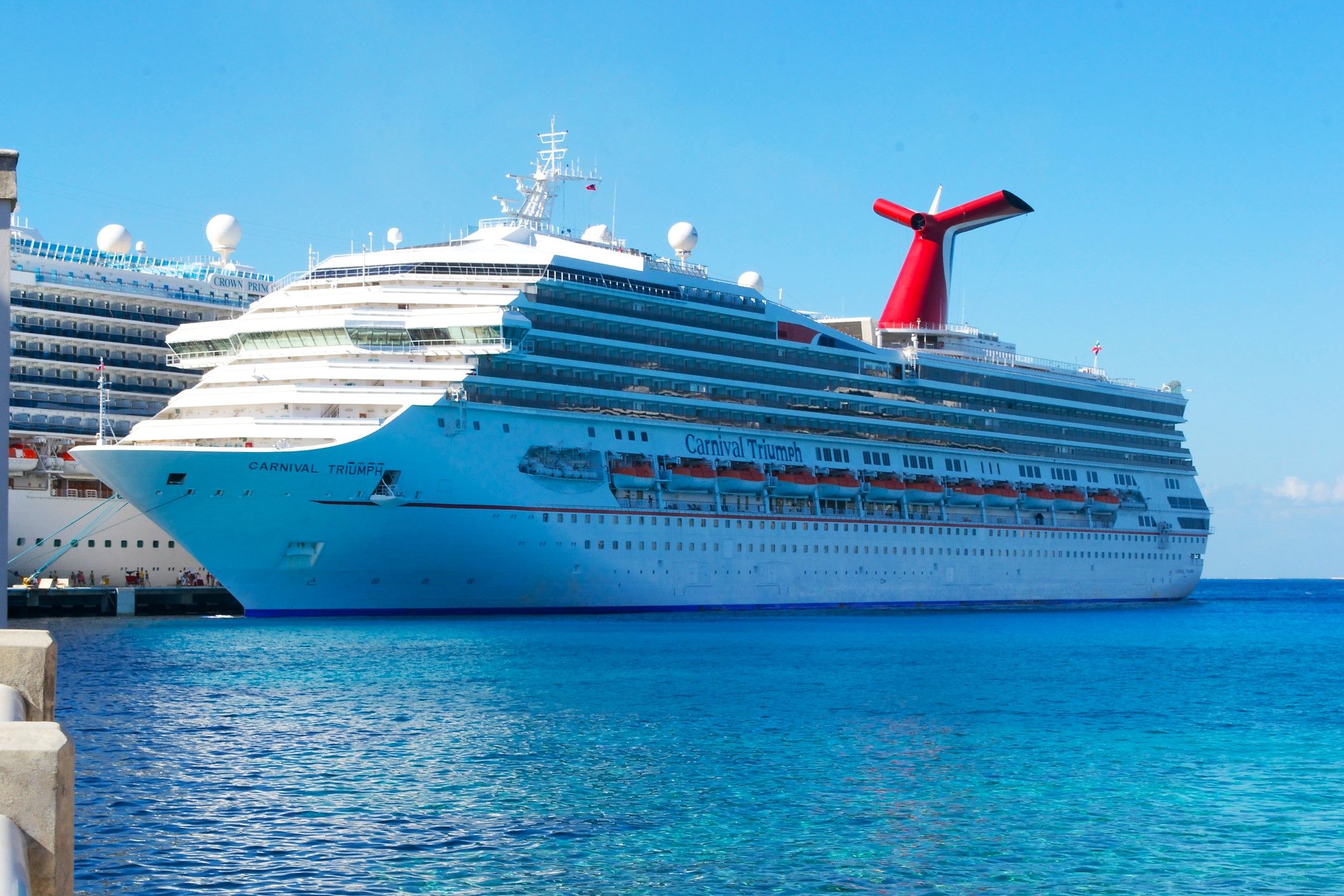 Carnival Carnival Carnival Carnival Ship at Cozumel, Mexico, in 2013, now called Sunrise Carnival following repair
