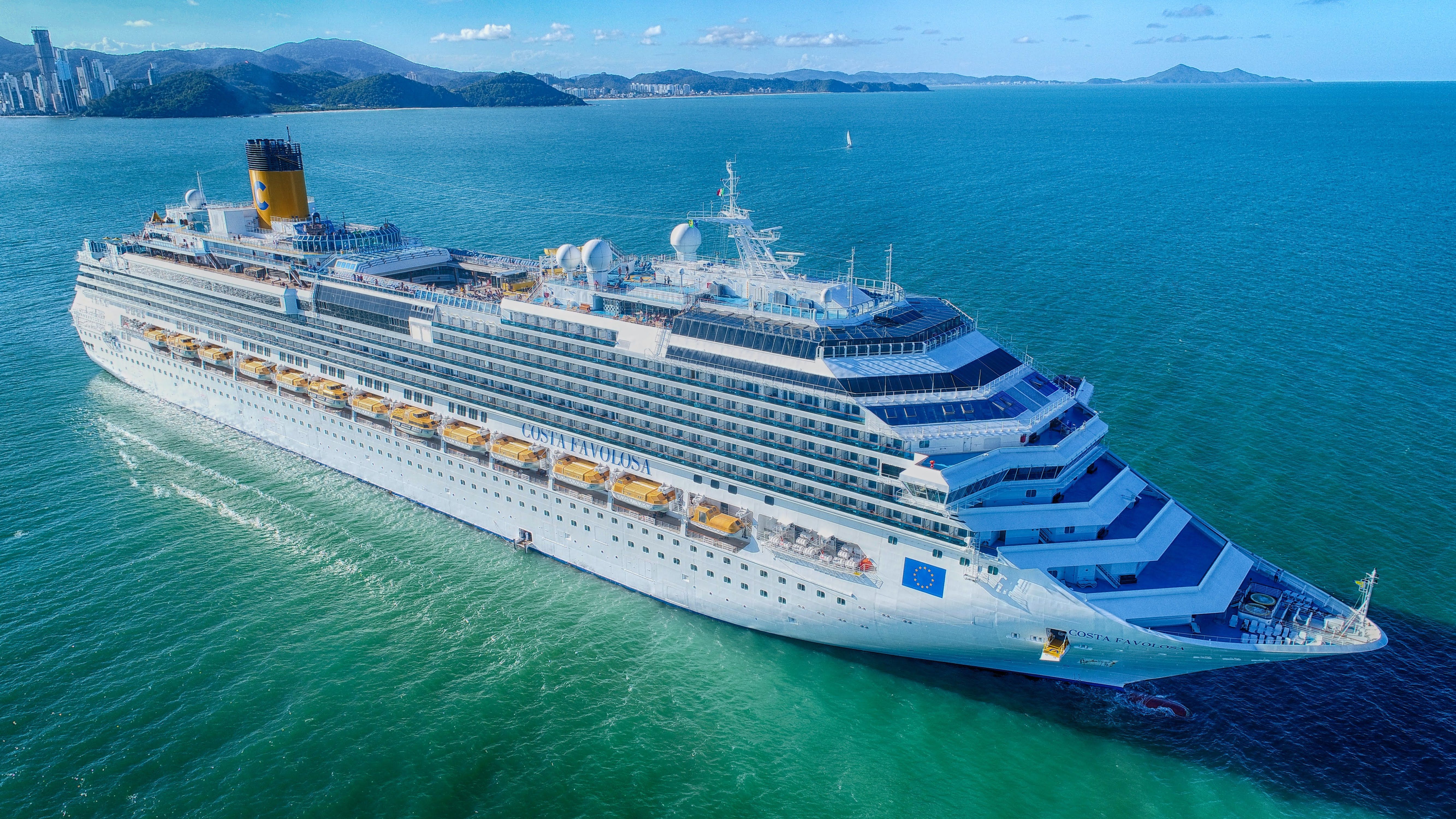 The Costa Favolosa cruise ship of Carnival Corporation-owned cruise line, Costa Cruises