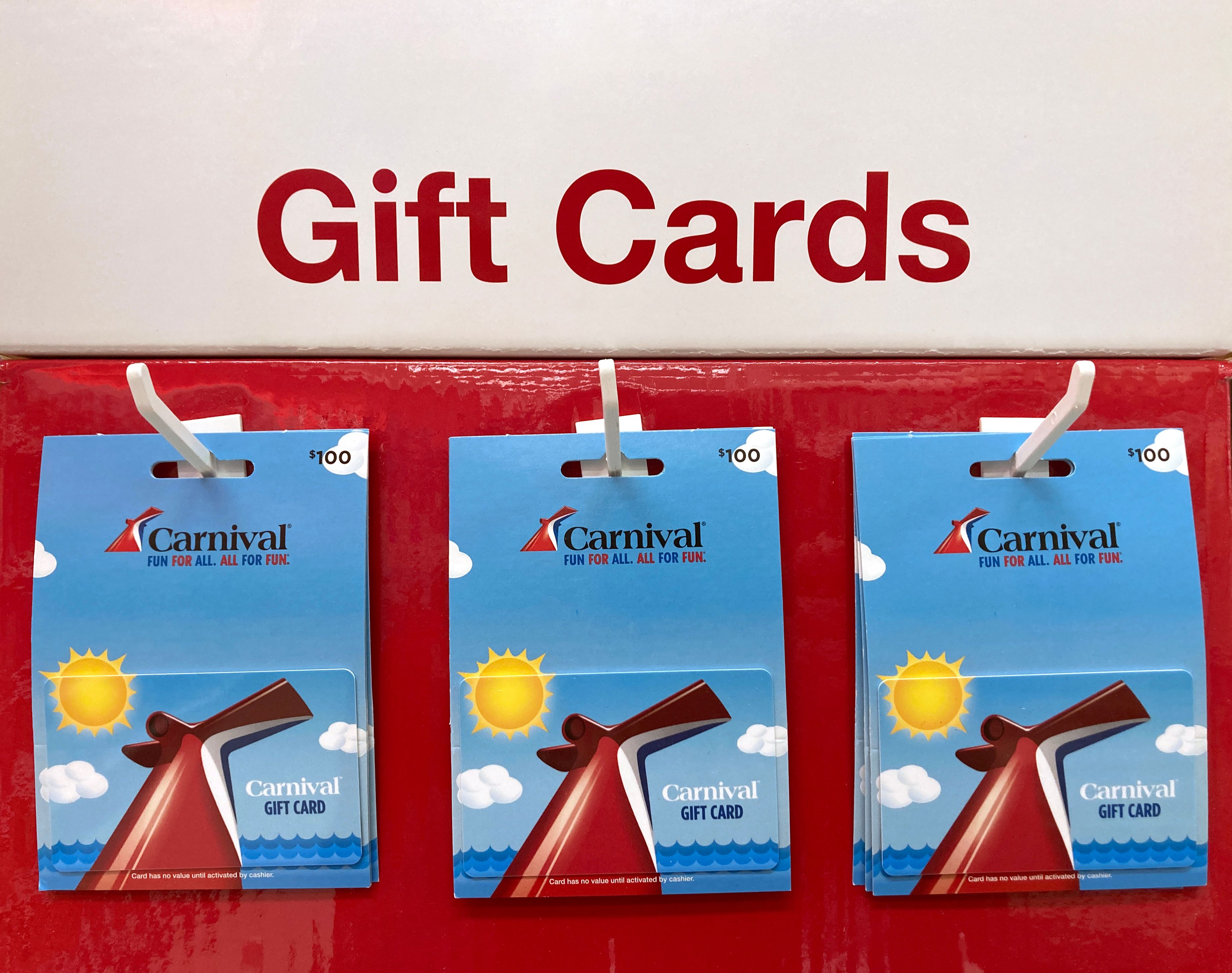 Carnival Cruise Line gift card 