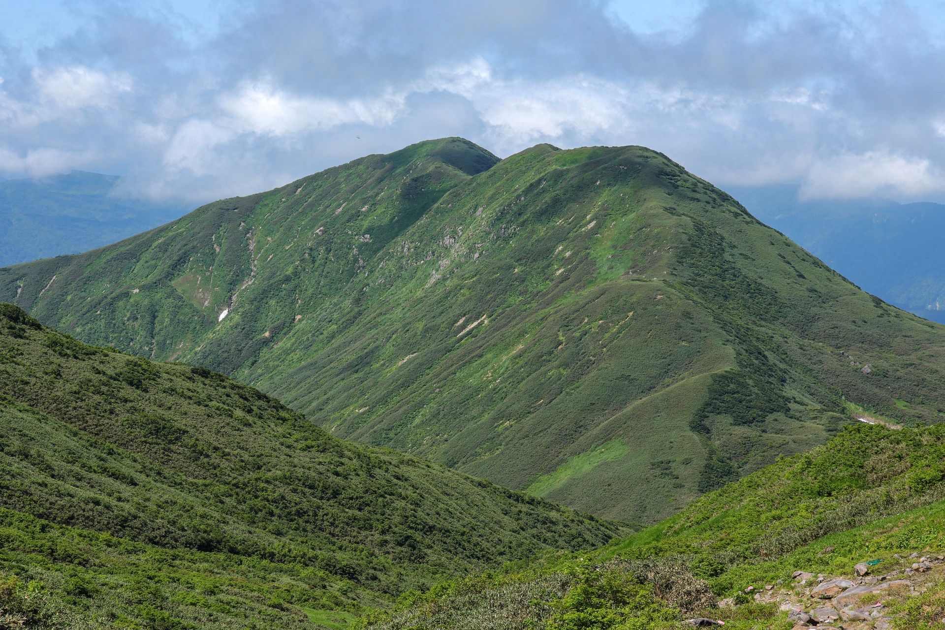 Mount Yudono in Japan