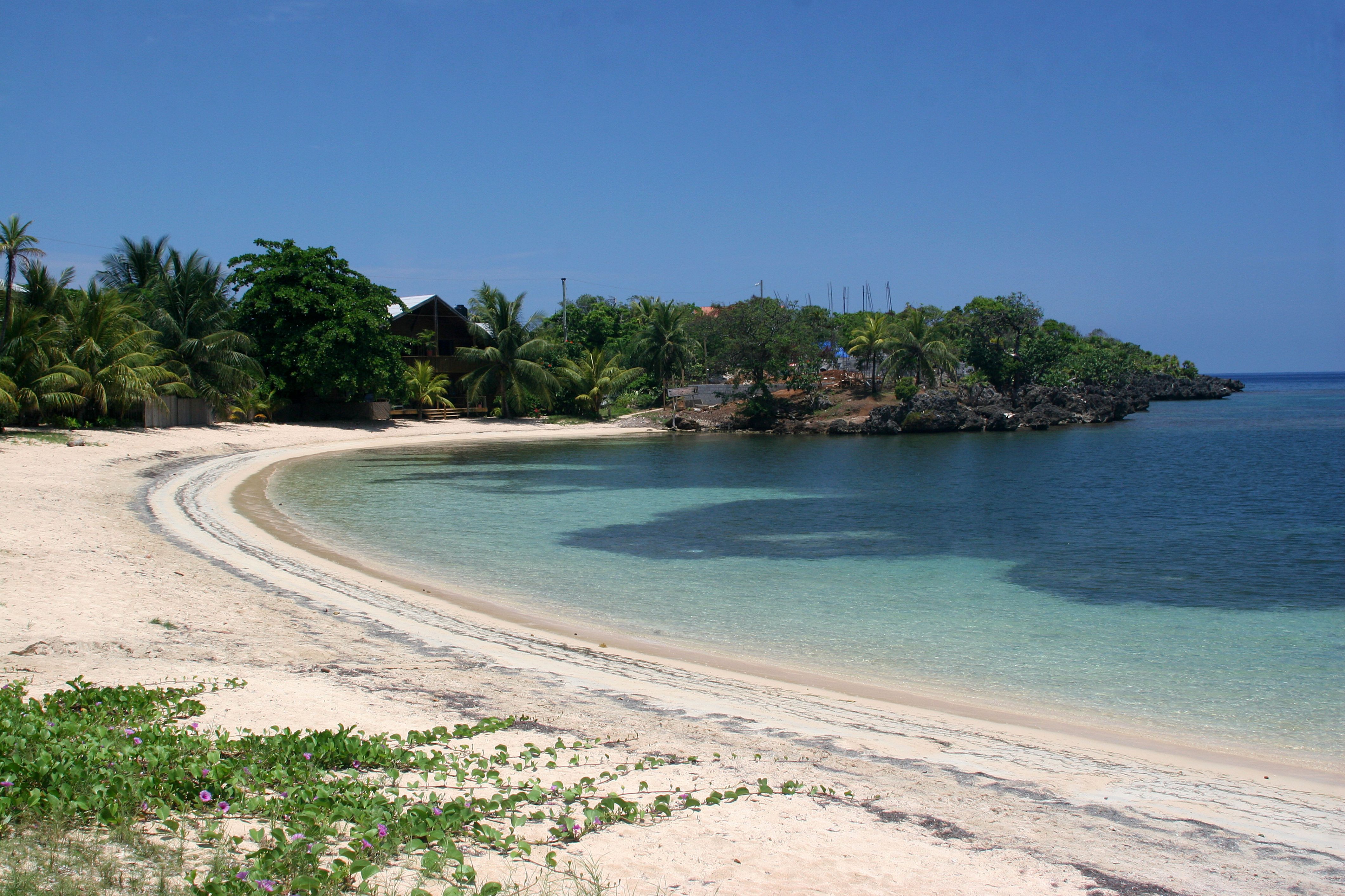 One of the beaches at Roatan, Honduras