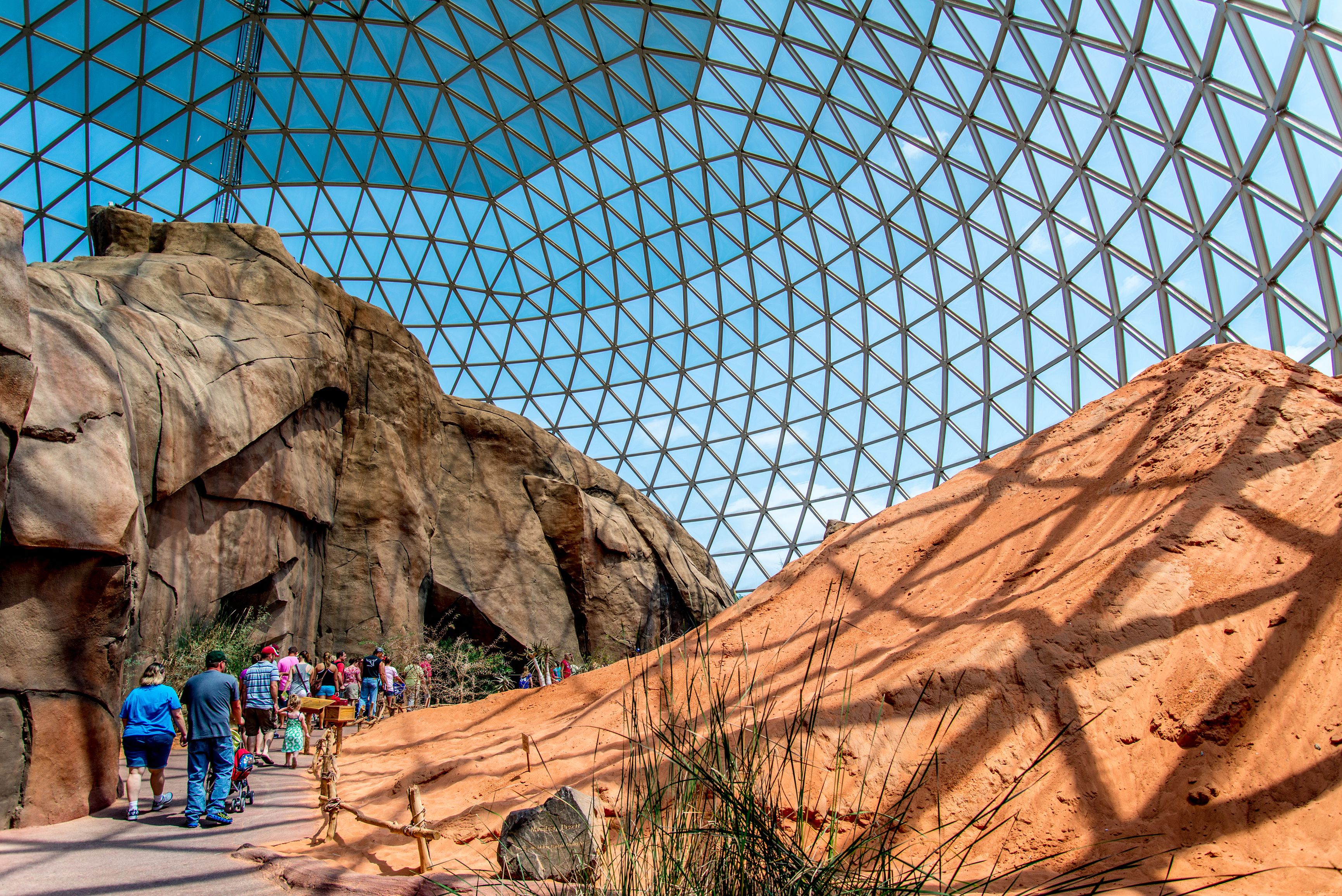 Desert Dome at the Henry Doorly Zoo in Omaha, Nebraska