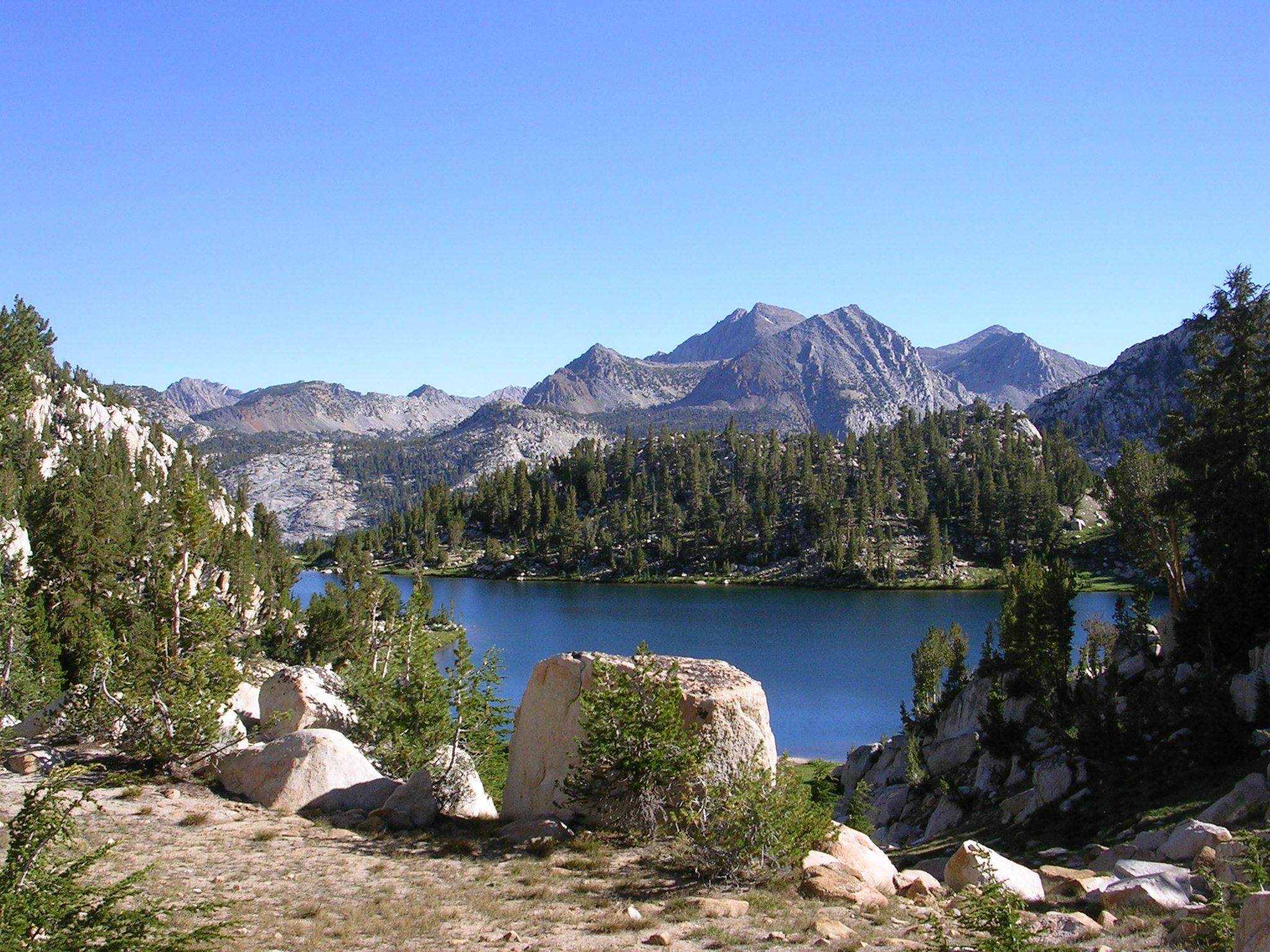 The John Muir Wilderness within the Sierra National Forest, California