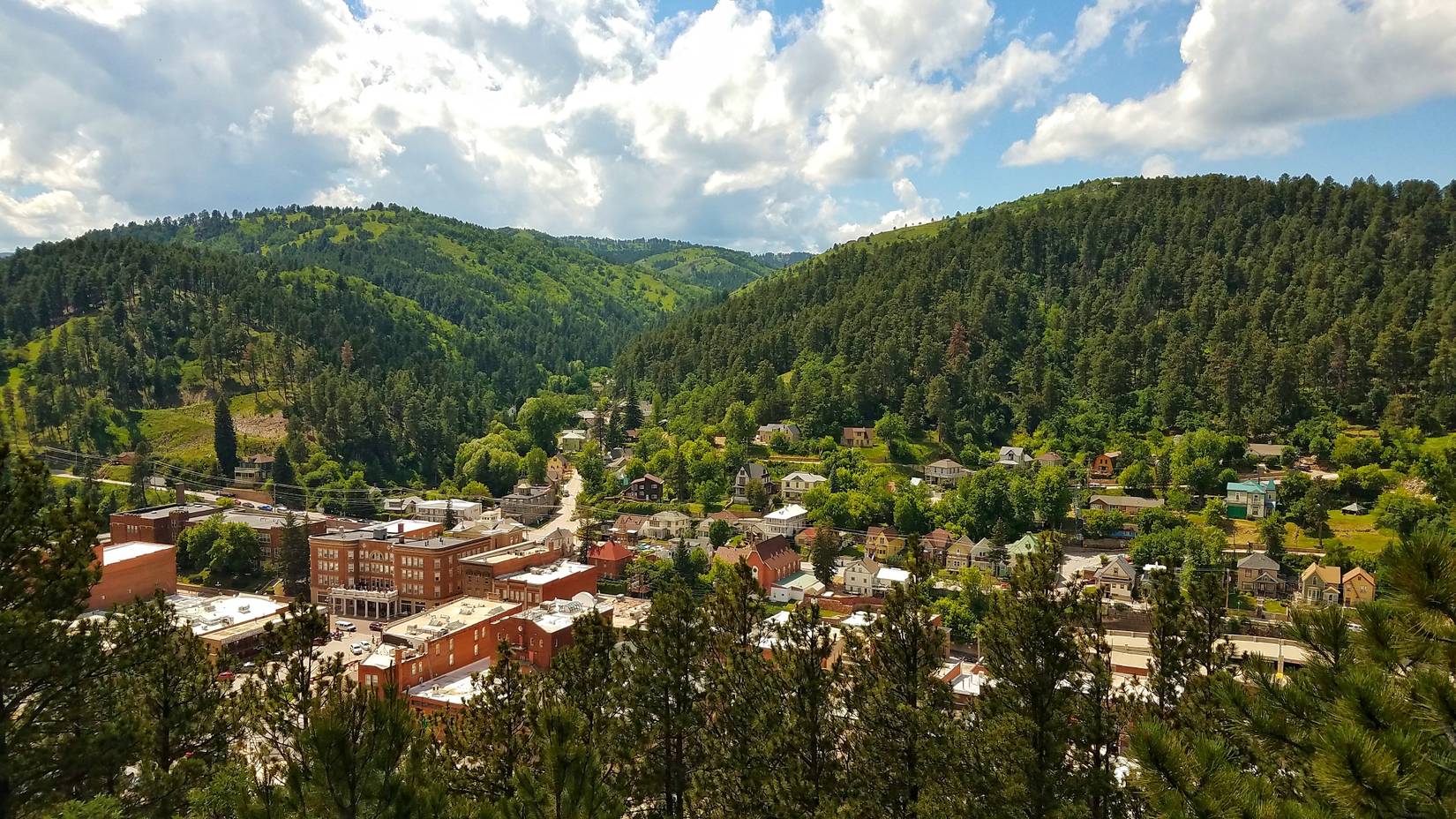 Deadwood, South Dakota panorama 