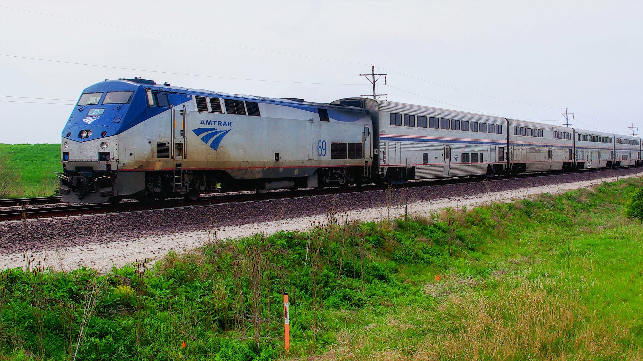 Texas Eagle Amtrak in Illinois