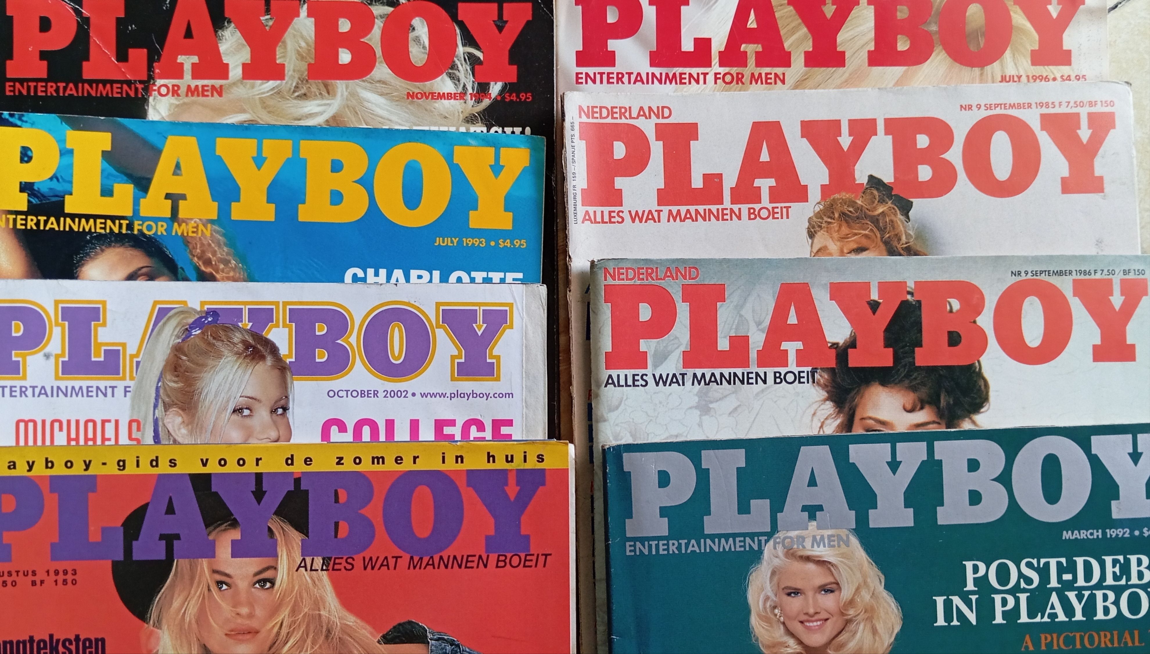 Playboy magazines