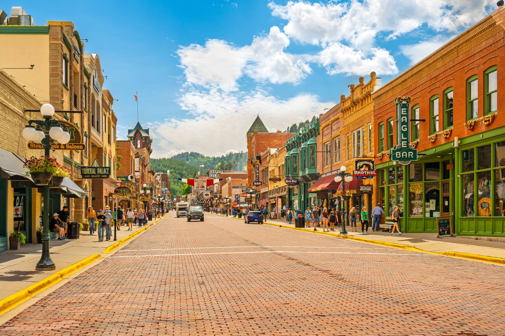 Main Street of Deadwood, South Dakota